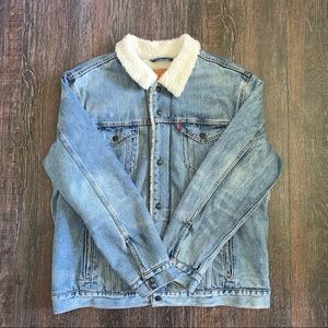 Levi Strauss Men’s Denim Sherpa Jacket